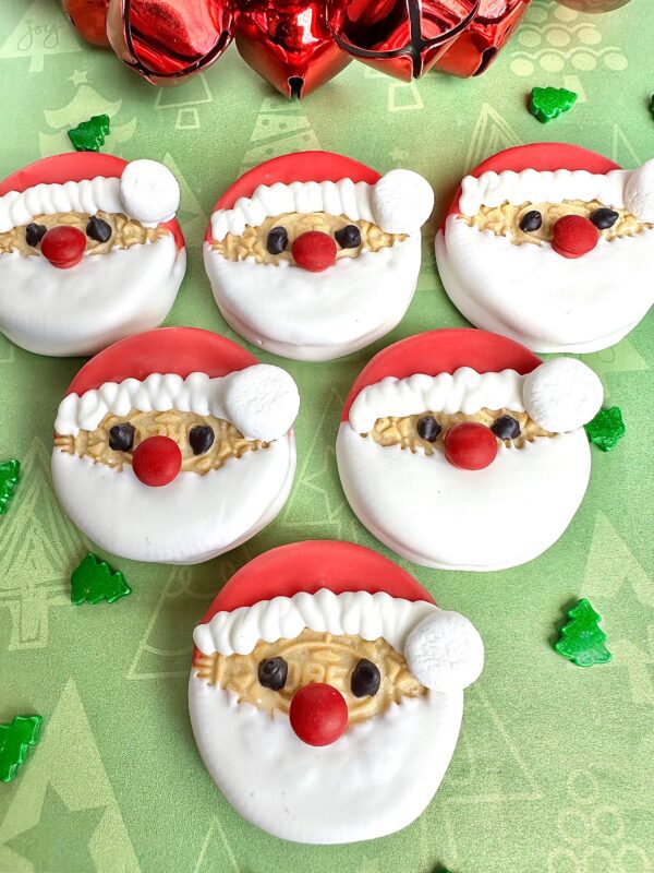 12 Santa Chocolate Covered Golden Oreos For Christmas/Party Favors/Stocking Stuffers/Christmas Dessert - Image 5