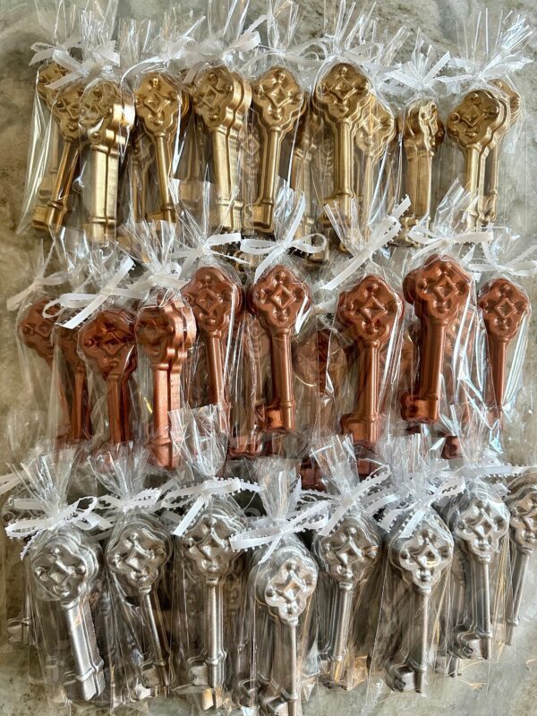 24-Milk Chocolate Key Favors For Wedding Favors/Birthday Favors/Housewarming Gift - Image 8