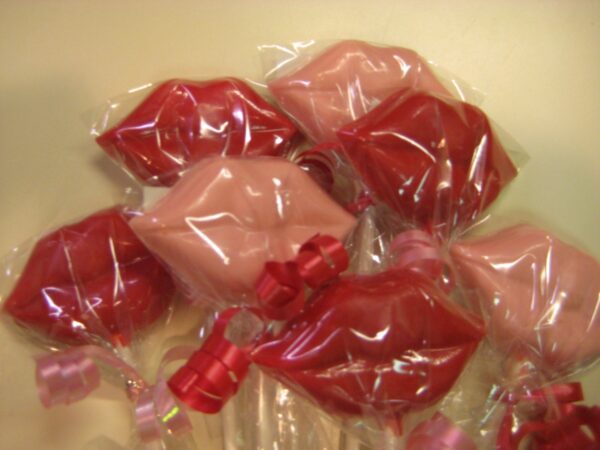 24-Chocolate Lip Lollipops For Valentine Party Favors/Bachelorette Parties/Birthday Party Favors/Party Favors - Image 7