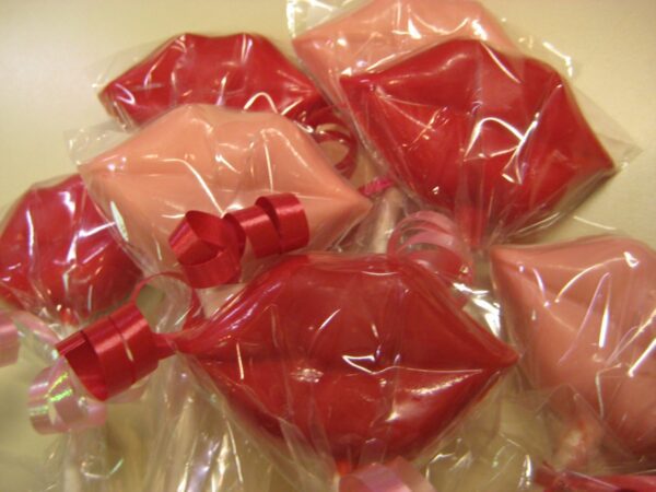 24-Chocolate Lip Lollipops For Valentine Party Favors/Bachelorette Parties/Birthday Party Favors/Party Favors - Image 4