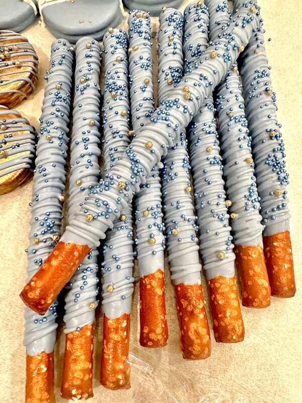 Gourmet Denim and Gold Themed Chocolate Treat Party Package For Wedding Favors/Birthday Party Favors/Party Favors/Baby Shower Favors - Image 2