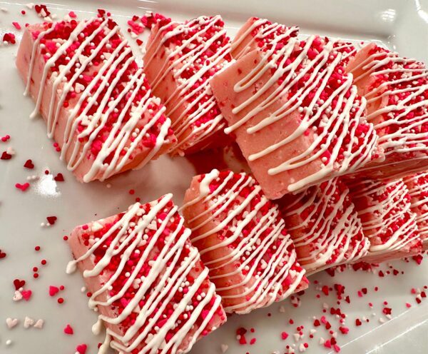 1 Pound Valentine Sugar Cookie Fudge For Valentine’s Day/Valentine Gift/Special Occasion Gift