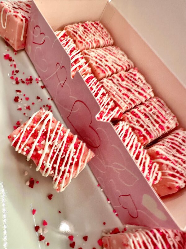1 Pound Valentine Sugar Cookie Fudge For Valentine’s Day/Valentine Gift/Special Occasion Gift - Image 3