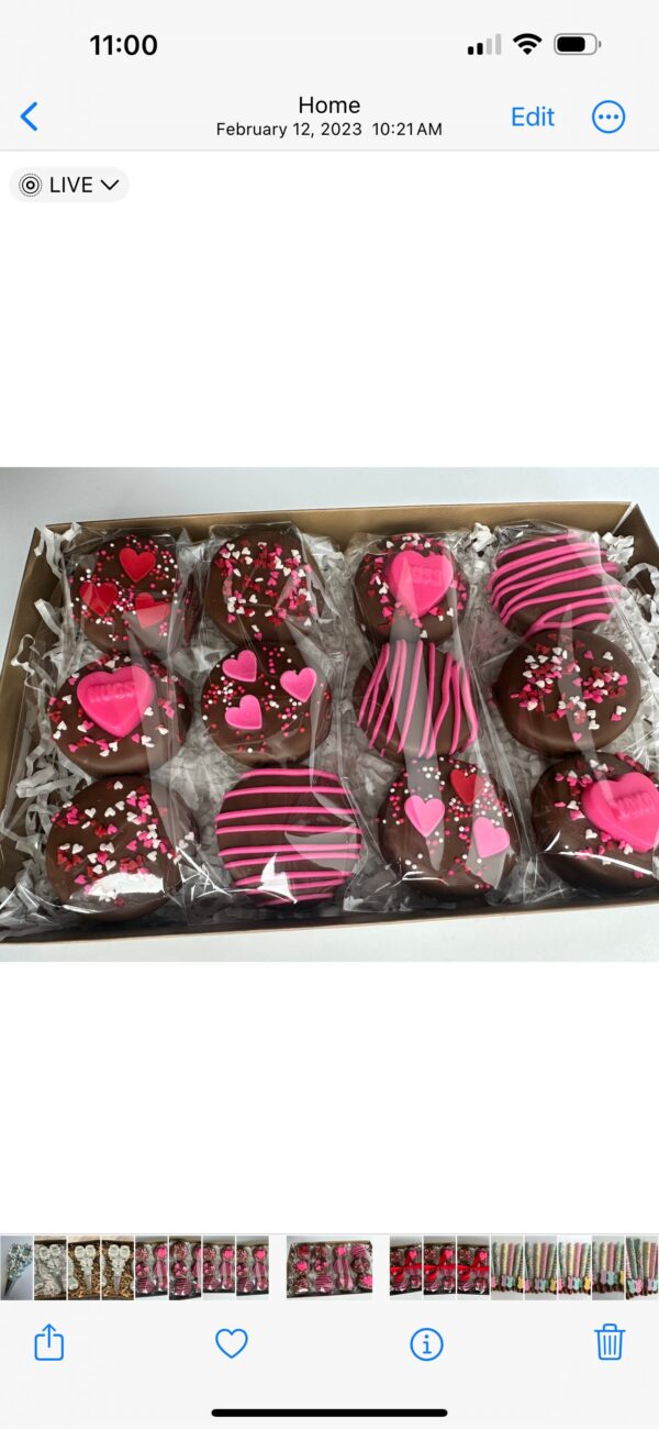 Chocolate Covered Oreo Valentine Gift Box For Valentine’s Day Gift/Anniversary Gift/Sweetheart Gift - Image 5