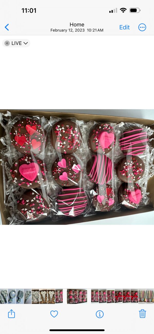 Chocolate Covered Oreo Valentine Gift Box For Valentine’s Day Gift/Anniversary Gift/Sweetheart Gift - Image 4