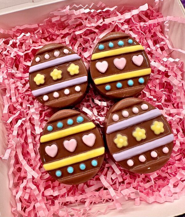 Easter Egg Chocolate Covered Oreo Gift Box For Easter Gift/Easter Dessert/4 Oreo Gift Box - Image 6