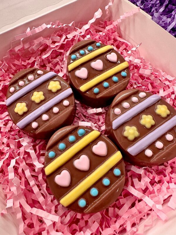 Easter Egg Chocolate Covered Oreo Gift Box For Easter Gift/Easter Dessert/4 Oreo Gift Box - Image 7
