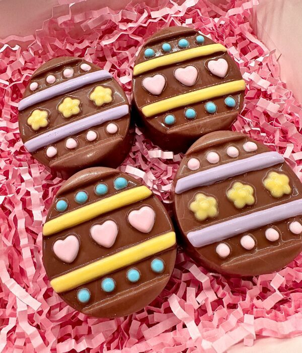 Easter Egg Chocolate Covered Oreo Gift Box For Easter Gift/Easter Dessert/4 Oreo Gift Box - Image 2