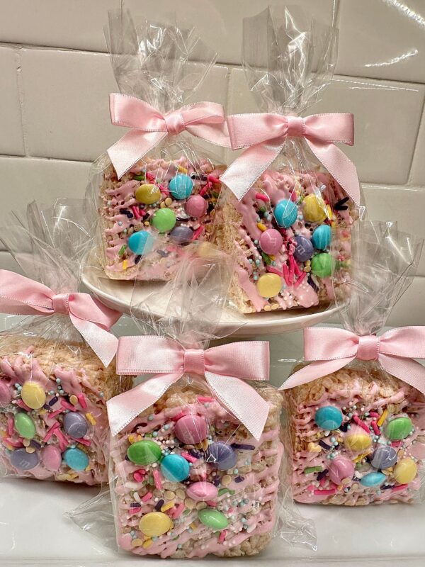 12-Extra Thick Rice Krispie Treat Squares For Birthday Party/Sweetheart Gift/Sweet Sixteen/Party Favors - Image 7