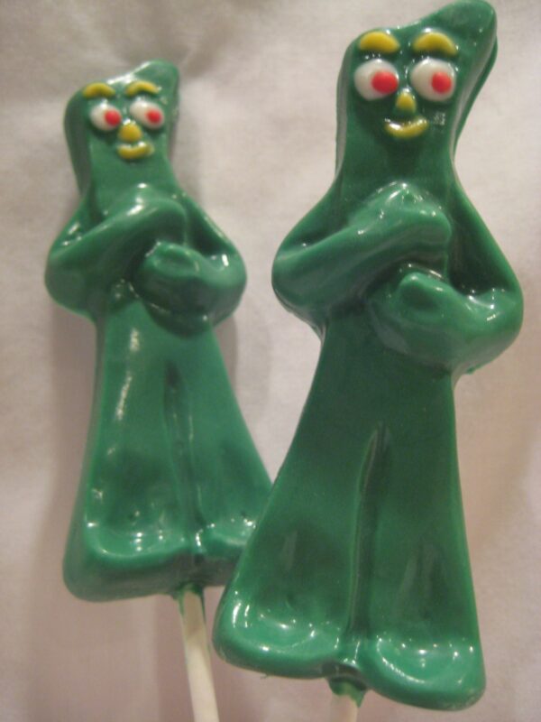 12-Chocolate Gumby Lollipops - Image 5