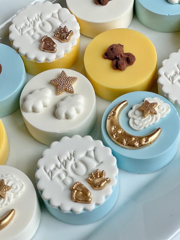 12-Baby Boy Chocolate Covered Oreos For Baby Shower/Party Favors/Birthday Favors - Image 4
