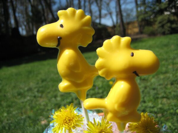 24-Chocolate Snoopy and Woodstock Lollipop Favors - Image 3