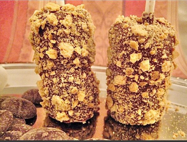 12- Double Marshmallow S'mores Pops/Bites/Marshmallow Pops/Party Favors - Image 2