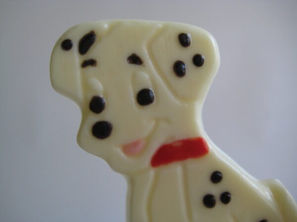 24-White Chocolate Dalmatian Lollipop Favors - Image 3