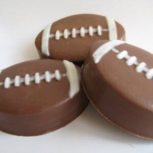 12-Football Themed Chocolate Covered Oreos