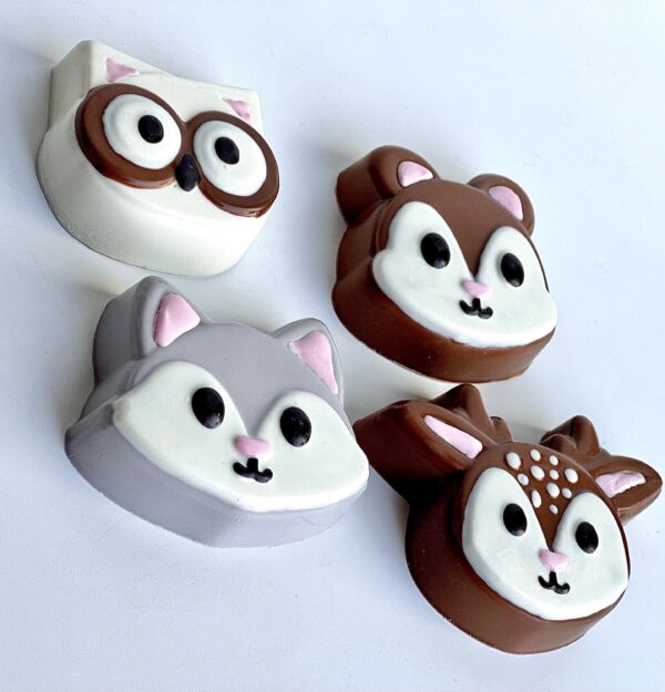 12-Woodland Animals Chocolate Covered Oreo Favors For Birthday Party/Party Favors - Image 5