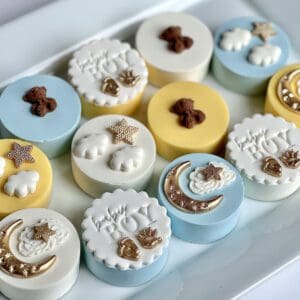 12-Baby Boy Chocolate Covered Oreos For Baby Shower/Party Favors/Birthday Favors