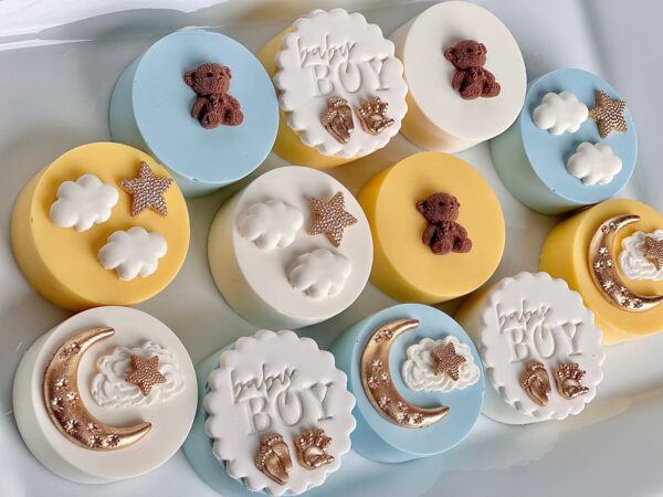 12-Baby Boy Chocolate Covered Oreos For Baby Shower/Party Favors/Birthday Favors - Image 2