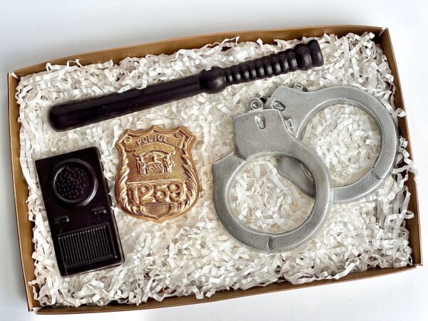 Chocolate Policeman Gift Box Set For Policemen/Fathers Day/Dad Gift/Police Officer Gift - Image 2