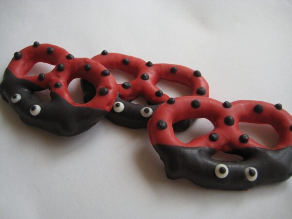 12-Ladybug Chocolate Covered Pretzels - Image 2