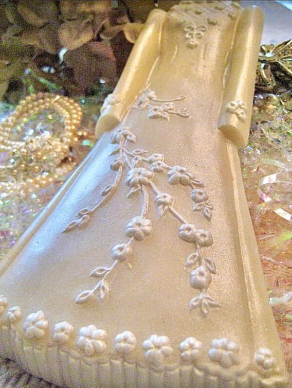 12-Elegant White Chocolate Wedding Gown-Wedding/Shower Favor - Image 3
