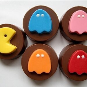 12-80’s Arcade Characters and Ghosts Chocolate Covered Oreos For Birthday Party/Arcade Theme/Party Favors