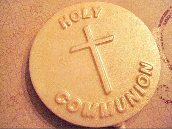 12-Holy Communion Favors- Round Chocolate Lollipops - Image 2