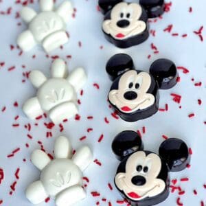 12-Mickey Mouse and Glove Chocolate Covered Oreos For Birthday Party/Mickey Mouse Themed Party