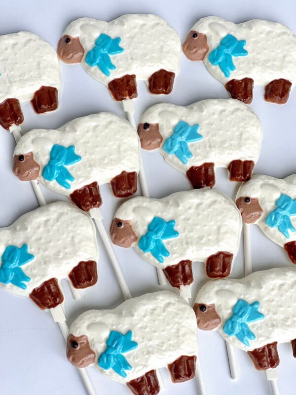 12-Lamb Chocolate Lollipops For Birthday Party/Baby Shower/Shower Favors/Party Favors - Image 4