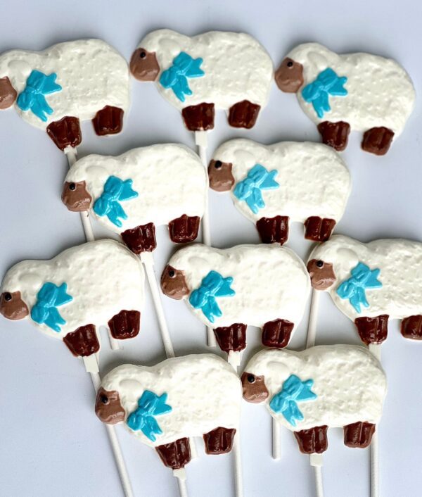 12-Lamb Chocolate Lollipops For Birthday Party/Baby Shower/Shower Favors/Party Favors - Image 5
