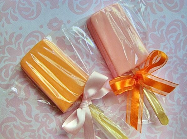 12- White Chocolate Striped Ice Cream Popsicle Favors-Wedding Shower/Wedding/Baby Shower/Birthday - Image 5