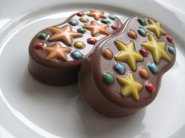 12-Nutter Butter Chocolate Covered Cookies Star Themed For Birthday Party/Party Favors/Peanut Butter Cookies - Image 3