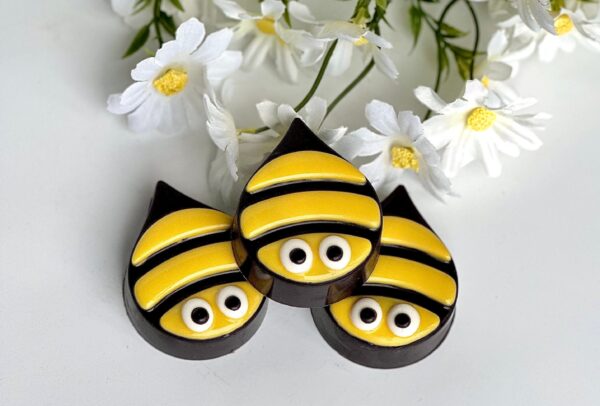 12-Bumble Bee Chocolate Covered Oreos For Birthday Party/Party Favors/Insects - Image 5