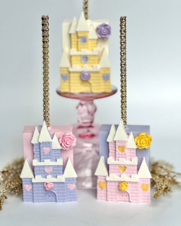 12-Castle Rice Krispie Treats For Princess Party/Rainbow Party/Unicorn Party - Image 2