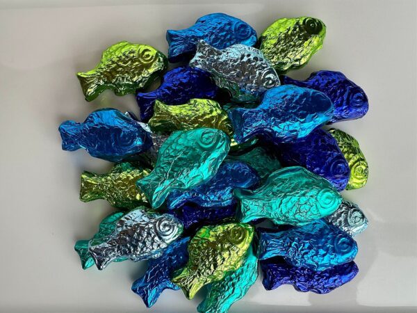 Foil Wrapped Milk Chocolate Fish Gift Box For Birthday Gift/Anniversary Gift/Fisherman Gift/Any Occasion Gifts - Image 2
