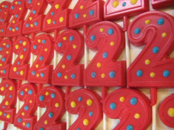 24-#2 Chocolate Lollipops For Birthday Party/Second  Birthday - Image 2