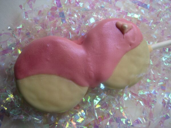 12-Pink Panties-DOUBLE Chocolate Covered Oreo Pops - Image 2