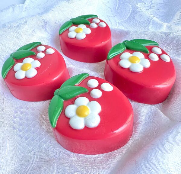 12-Strawberry Chocolate Covered Oreos For Birthday Party/Strawberry Theme/Garden Party/Party Favors - Image 2