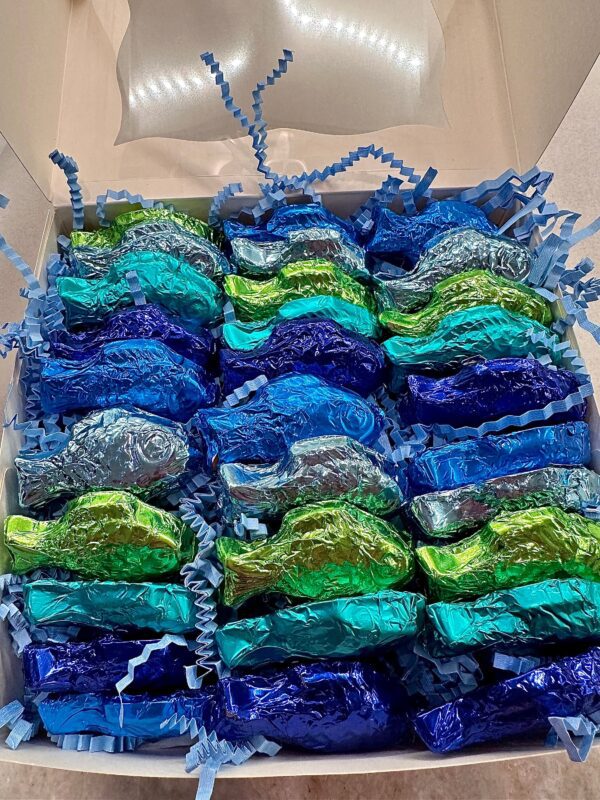Foil Wrapped Milk Chocolate Fish Gift Box For Birthday Gift/Anniversary Gift/Fisherman Gift/Any Occasion Gifts - Image 8