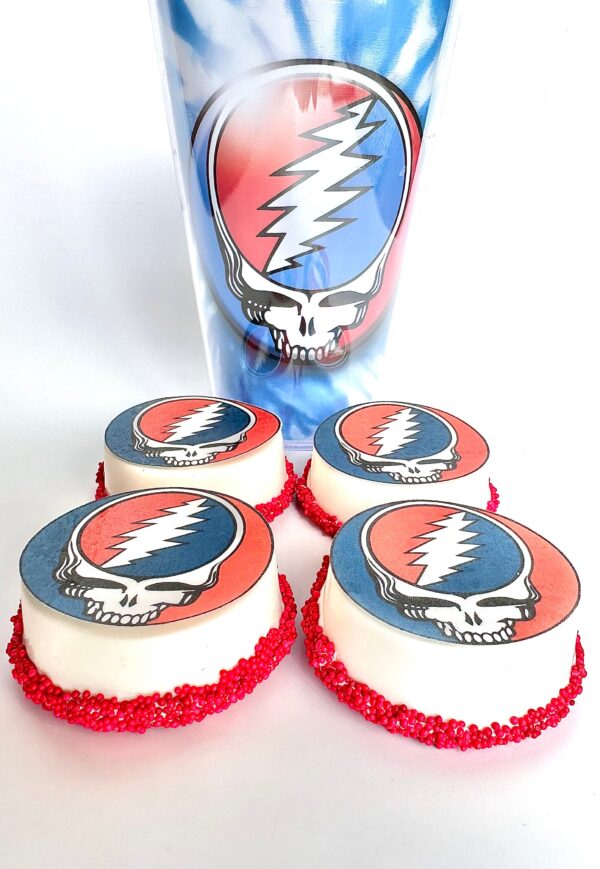 12-Grateful Dead Steal Your Face Chocolate Covered Oreo Favors for Birthday Party/Dead Fan/Grateful Dead Theme/Party Favors - Image 5