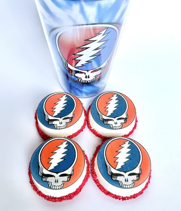 12-Grateful Dead Steal Your Face Chocolate Covered Oreo Favors for Birthday Party/Dead Fan/Grateful Dead Theme/Party Favors - Image 4