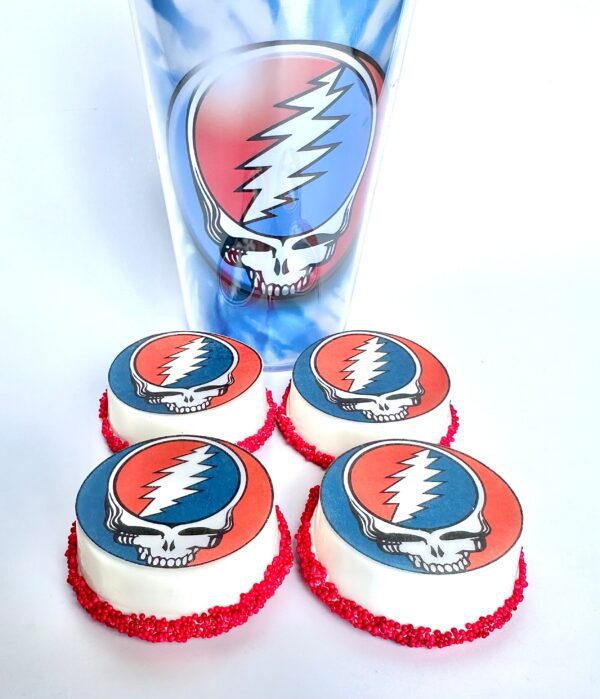 12-Grateful Dead Steal Your Face Chocolate Covered Oreo Favors for Birthday Party/Dead Fan/Grateful Dead Theme/Party Favors - Image 6