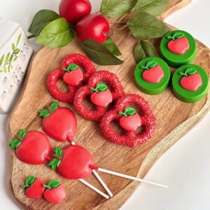 36 Piece Red Apple Party Treat Package For Birthday Party/Apple Party Theme/Party Favors