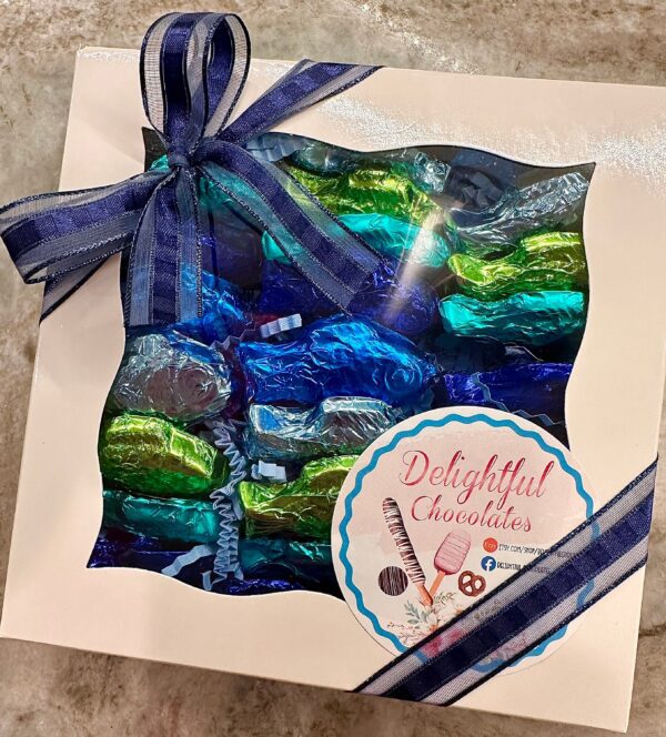 Foil Wrapped Milk Chocolate Fish Gift Box For Birthday Gift/Anniversary Gift/Fisherman Gift/Any Occasion Gifts - Image 9