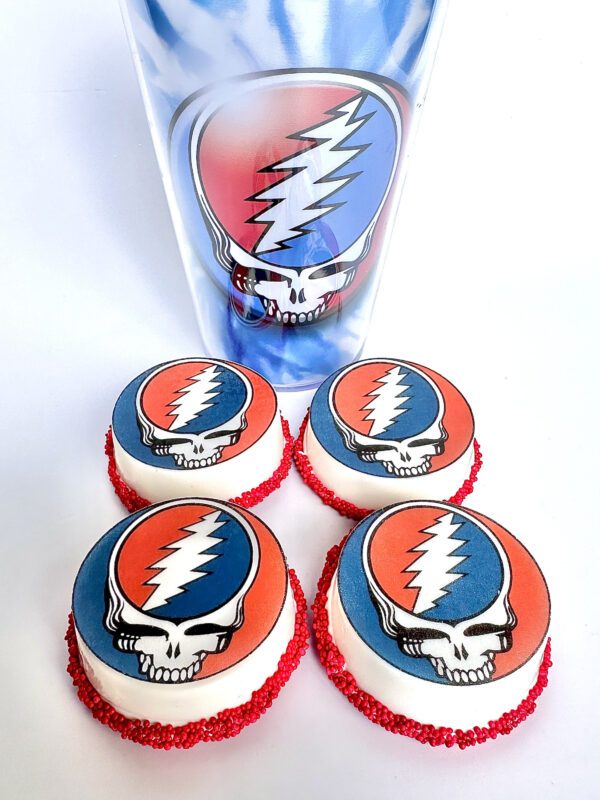 12-Grateful Dead Steal Your Face Chocolate Covered Oreo Favors for Birthday Party/Dead Fan/Grateful Dead Theme/Party Favors