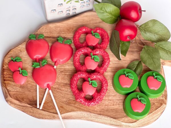 36 Piece Red Apple Party Treat Package For Birthday Party/Apple Party Theme/Party Favors - Image 4