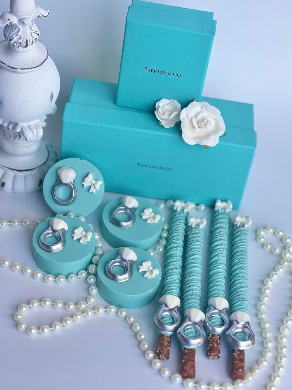 24 Piece Tiffany Inspired Chocolate Treat Party Bundle For Birthday Party Favors/Party Favors/Tiffany Theme Party/Tiffany Party Favors - Image 6