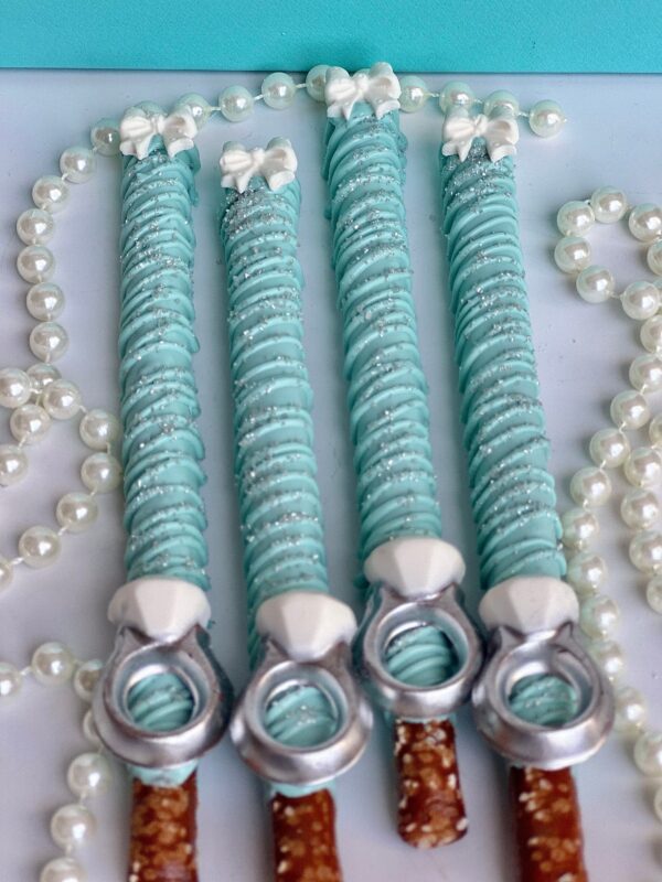 24 Piece Tiffany Inspired Chocolate Treat Party Bundle For Birthday Party Favors/Party Favors/Tiffany Theme Party/Tiffany Party Favors - Image 5