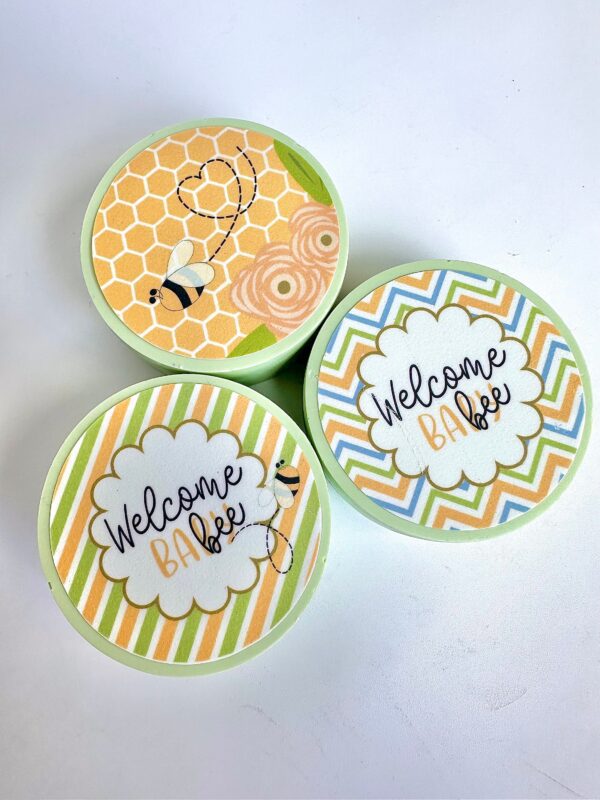 12-Welcome BAbee Chocolate Covered Oreos For Baby Shower/Party Favors/Bumble Bees/Party Favors - Image 3