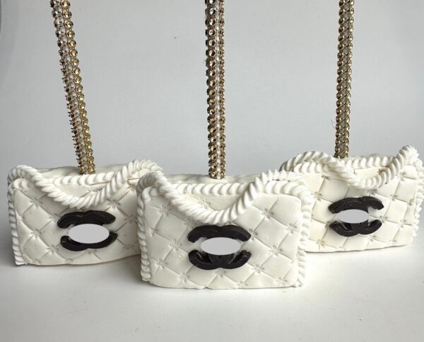 12-Designer Purse Rice Krispie Treats With Logos For Birthday Party/Wedding/Baby Shower/Party Favors/Purse Party - Image 4